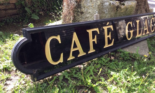 Vintage french advertising sign