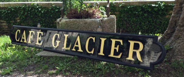 Vintage french advertising sign