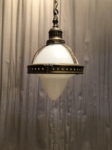 Vintage small suspension lamp.