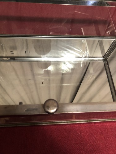 Old small shop counter display case, Siégel.