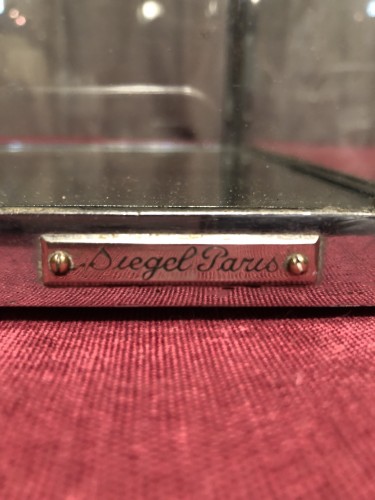 Old small shop counter display case, Siégel.
