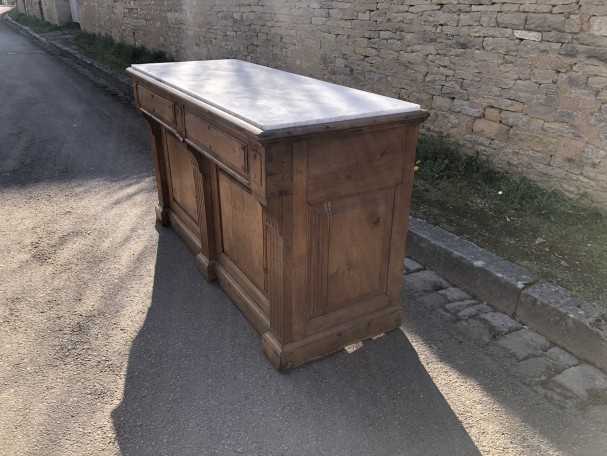 Old baker's counter furniture.