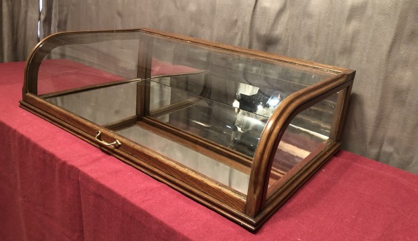 Beautiful old shop counter display case.