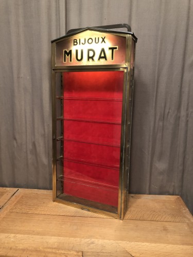 Old shop display case, jewelry store.