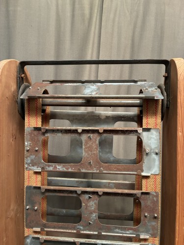 Antique postcard display stand.