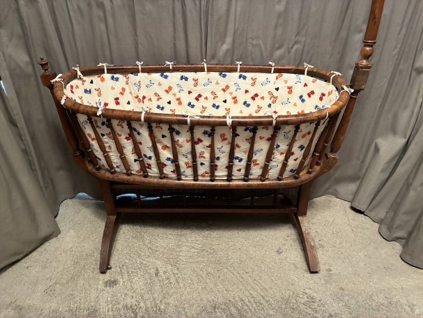 Large antique cradle.