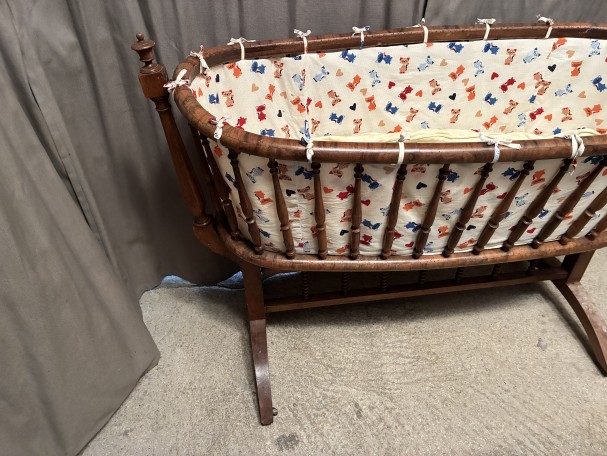 Large antique cradle.