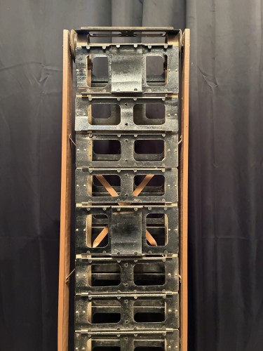 Antique postcard display stand.