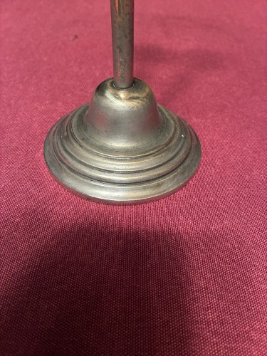 Pair of old small display stands.