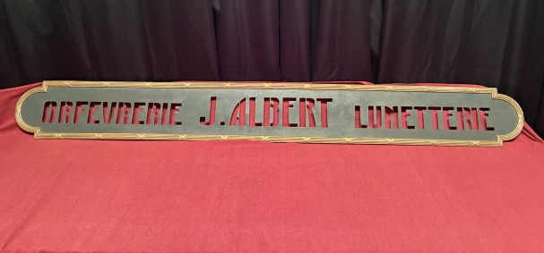 Former interior sign.