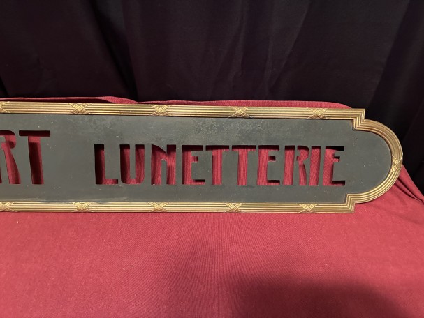 Former interior sign.