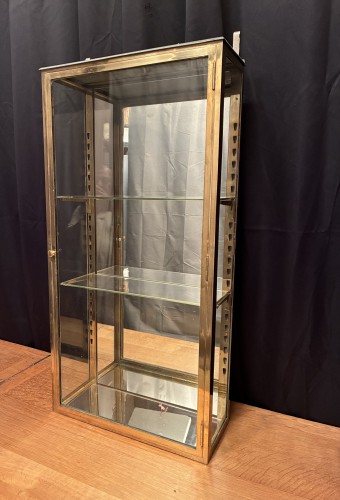 Old shop wall display case.