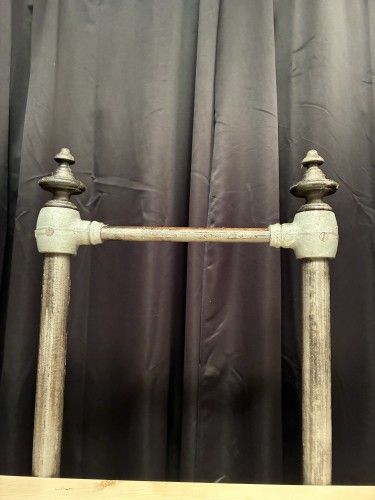 Antique display stand, draper's shelves.