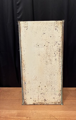 Small antique wall-mounted display case.