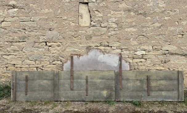 Former large shopfront sign.