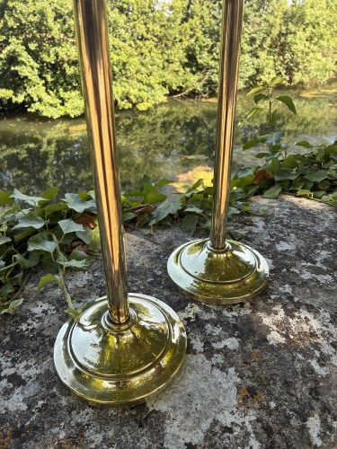 Pair of shelf brackets.