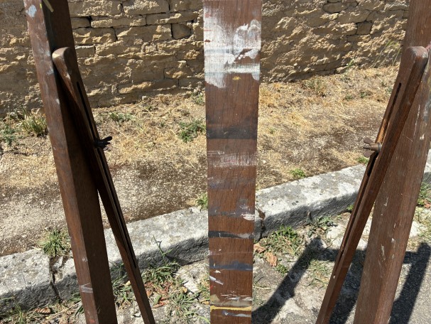 Artist's easel.