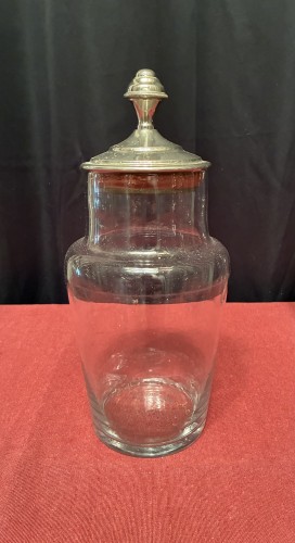 Set of eight bottles, confectionery jars.