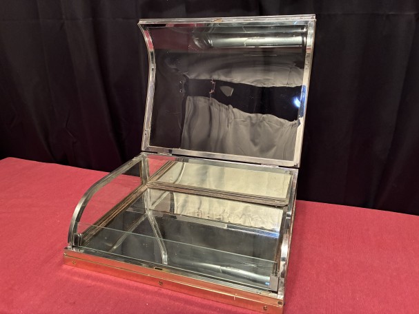 Small antique shop counter display case.