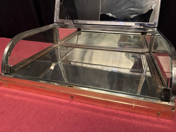 Small antique shop counter display case.
