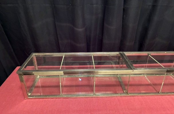 Antique confectioner's display case.