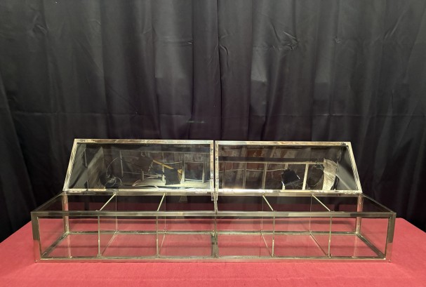 Antique confectioner's display case.