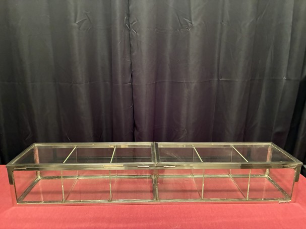 Antique confectioner's display case.