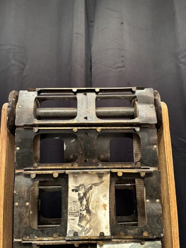 Vintage postcard display stand.