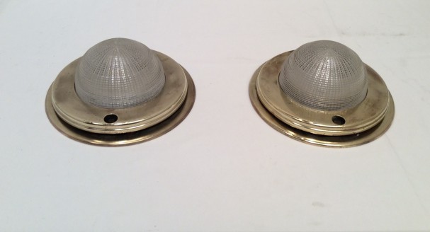 Pair of gangway lamps.