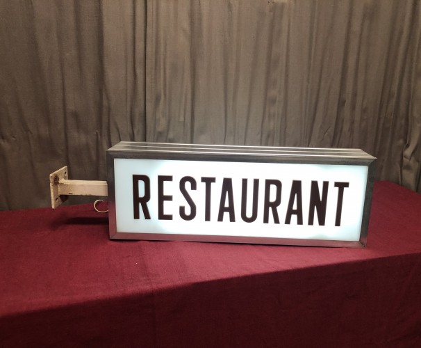 Restaurant sign.