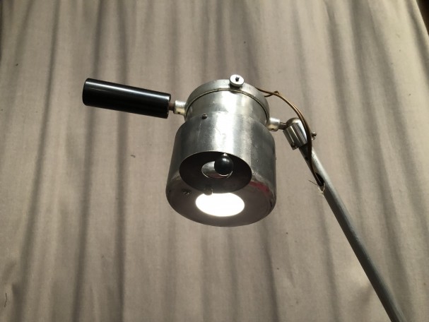 Industrial wall lamp.