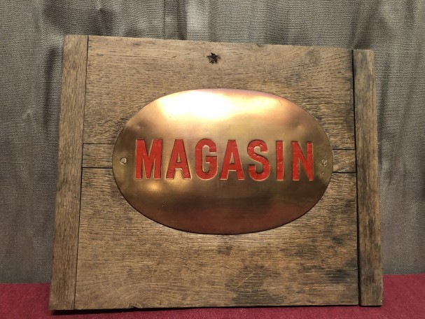 Old store sign.