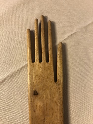 Old glove display.