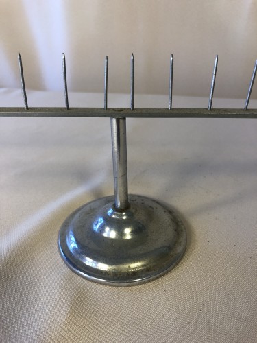 Pair of antique store display stands.