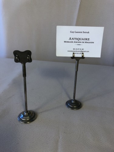 Old label holders.