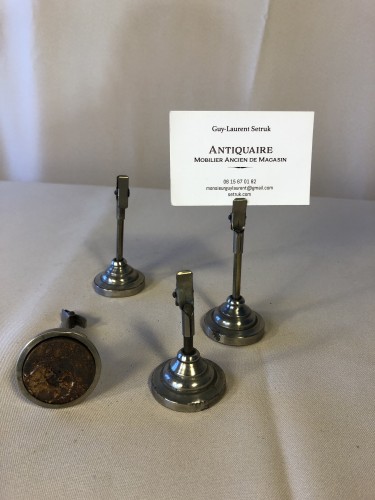 Old small peg displays.