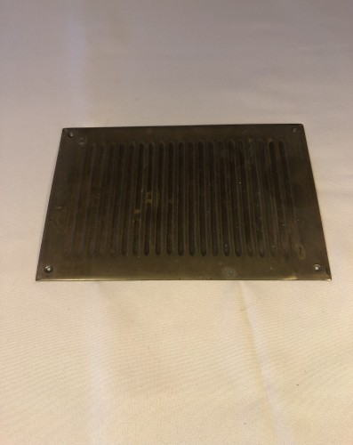 Old store cash register plate.