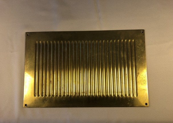 Old large store cash register plate.