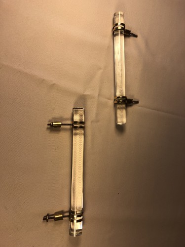 Pair of door handles.