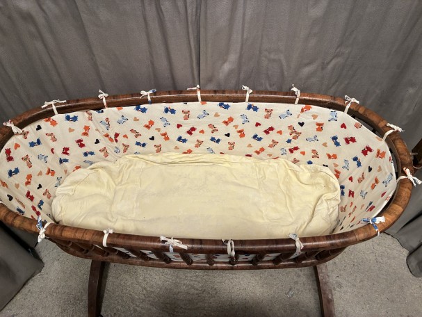 Large antique cradle.