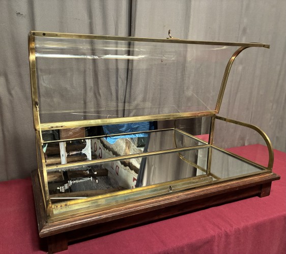 Antique counter display case