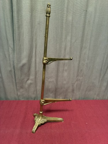 A collection of old shop shelf brackets.