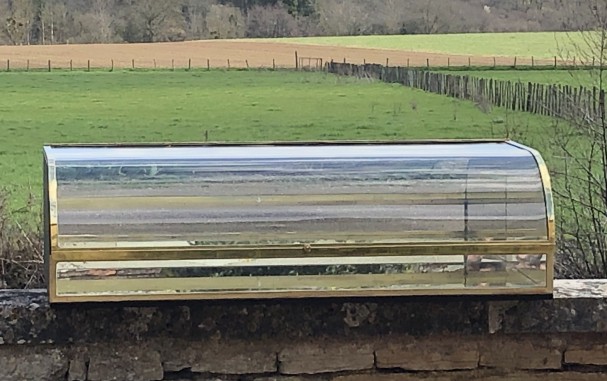 Large old shop display case.