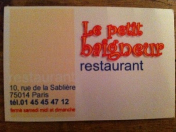 Restaurant le petit baigneur