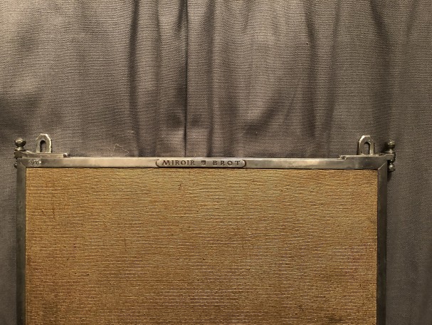 Old wall triptych mirror.