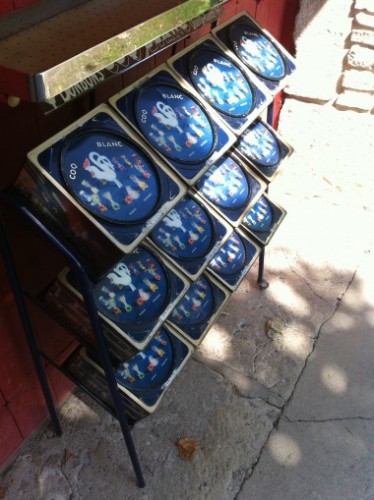 Vintage candy display