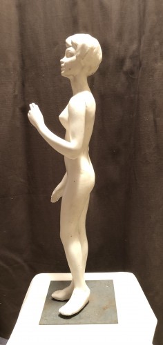 Vintage little store mannequin.