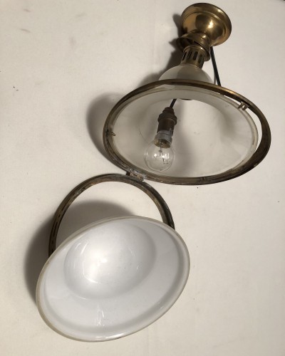 Vintage small suspension lamp.