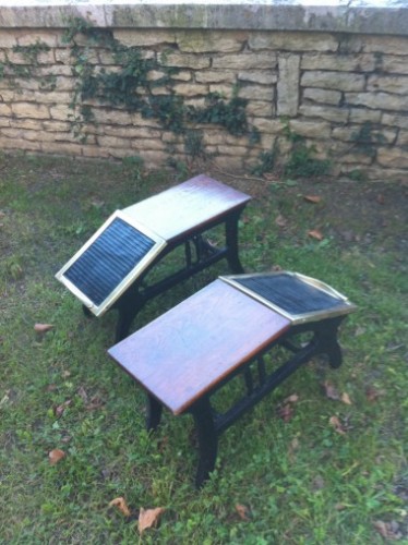 Pair of vintage  shoemaker's seats