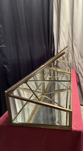 Antique pair of shop counter display cases.